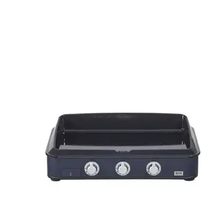 Plancha à gaz 3 brûleurs ENOSIGN 80 Bleu navy - ENOVendu parcamif