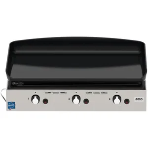 Comparateur de prix : Plancha Eno Initial 65 3 brûleurs à gas 5000 W Gaz Noir et Inox