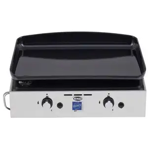 Comparateur de prix : Plancha Eno Initial 50 Gaz 2 brûleurs 5000 W Noir et Inox