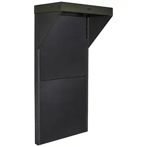 Modulo comptoir bar 80 cm gris cargo ENO pas cher