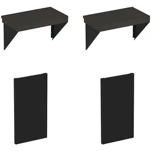 Modulo comptoir bar 120 cm gris cargo ENO pas cher