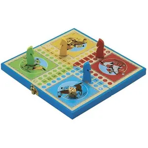 JEUJURA Jeu des petits chevaux - coffret en bois - l'Arbre a jouer - 66340 pas cher