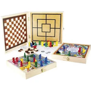 Comparateur de prix : JEUJURA Coffret Bois 100 Jeux de société traditionnels