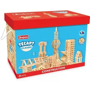 Comparateur de prix : JEUJURA Tecap  Classic - 500 planchettes en bois - jeu de construction