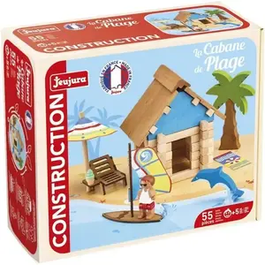 Jeujura Jeu De Construction La Cabane De Plage - 55 Pieces pas cher