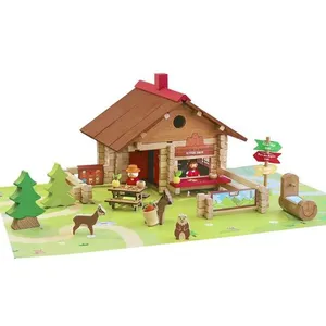 Comparateur de prix : Jeujura Jeu De Construction Le Refuge De La Marmotte - 150 P