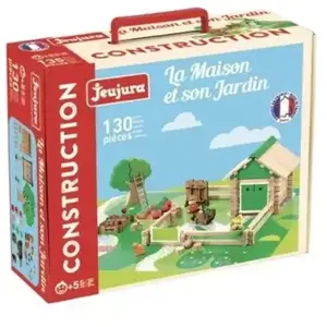Comparateur de prix : Jeu de construction La maison et son jardin 130 pièces Jeujura