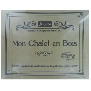 JEUJURA Coffret collector 100 ans : Mon chalet en bois 135 pièces pas cher