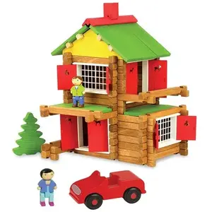 Jeujura Chalet En Bois 135 Pieces + Offre pas cher