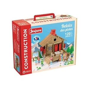 Jouet En Bois - Jeujura - Relais Des Pistes - 120 Pièces - Fabrication Française - 8077 pas cher