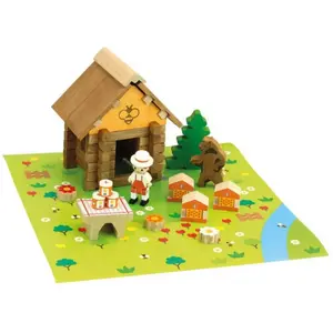 Jeux de construction de La maison Du Miel 50 pièces Jeujura TU pas cher