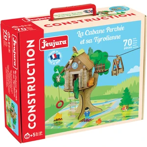 JEUJURA La cabane perchee et sa tyrolienne pas cher