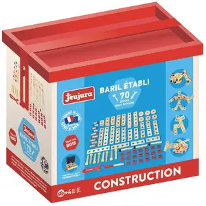 Comparateur de prix : JEUJURA Baril établi - 70 pièces pour bricoler