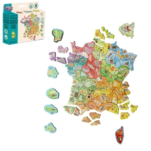 Comparateur de prix : Jeujura Tableau Magnets Bois Carte De France