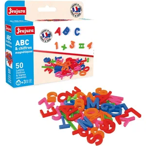 JEUJURA Lettres / Chiffres Majuscules Cursives Aimantées pas cher