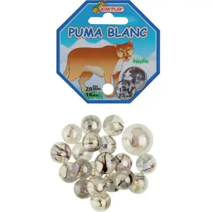 KIM'PLAY 20+1 Billes Puma Blanc