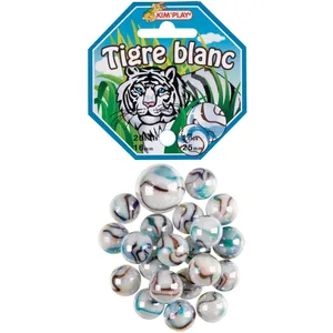 Wonderkids Circuit de bille - KIM PLAY - 20+1 Billes Tigre Blanc - Intérieur - Enfant