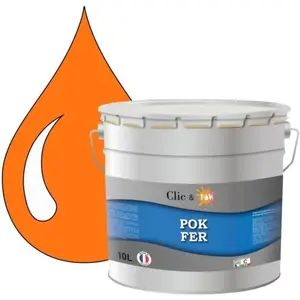 Metaltop - Peinture Fer Forge - Gris poussière - RAL 7037-5 L - Protection antirouille durable avec finition soignée pour métal extérieur