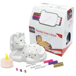 CREA & CIE PHOTOPHORE LICORNE A DECORER pas cher