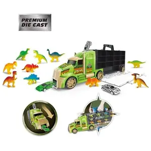 TEAM City CAMION TRANSPORTEUR DINOSAURES pas cher