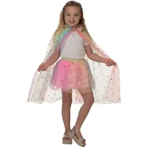 Notre sélection Set Deguisement Cape Et Tutu Arc En Ciel - Taille Unique Pour Enfant