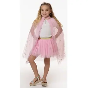 Notre sélection Set Deguisement Cape Et Tutu Rose - Taille Unique Pour Enfant pas cher