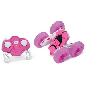 TEAM City Voiture Cascadeuse Et Lumineuse Rose Radiocommandee 1:24Vendu parjoueclub