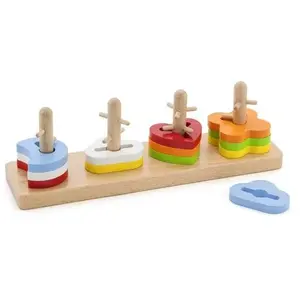 L'ATELIER DU BOIS Puzzle A Formes Et A Picots pas cher