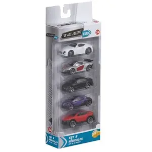 TEAM City Coffret 5 véhicules pas cher