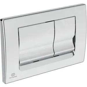 Ideal Standard R0108AA SOLEA Plaque de Commande pour rinçage, Chrome pas cher