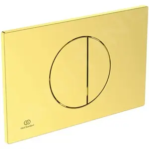 Ideal Standard - Oleas - Plaque de déclenchement, or brossé R0503A2 pas cher