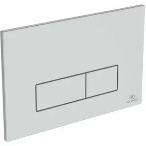 Ideal Standard R0122JG OLEAS Plaque de Commande pour rinçage, Chrome Mat pas cher
