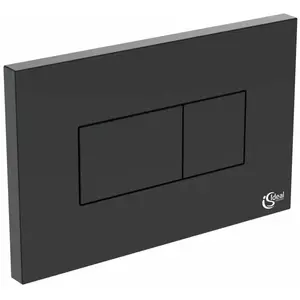 Ideal Standard R0110A6 Plaque de chasse d'eau Solea, noir pas cher