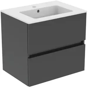 Ideal Standard Eurovit+ Vasque avec meuble bas, 2 tiroirs, R0572TI, pas cher