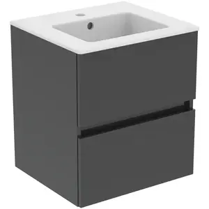 Ideal Standard Eurovit+ Vasque avec meuble bas, 2 tiroirs, R0571TI, pas cher
