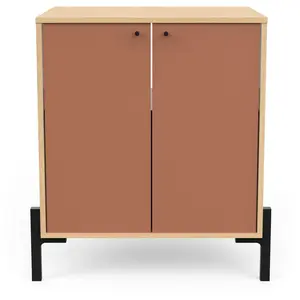 DEMEYERE Meuble sous lavabo 2 portes abricot Elisa - Abricot