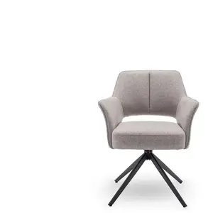Demeyere Chaise en tissu VINCI W coloris gris pas cher