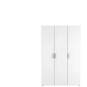 Demeyere Armoire 3 portes NANO coloris chêne shannon/blanc mat