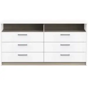 Comparateur de prix : Commode Demeyere Watson Blanc 163x81x40 cm 410315