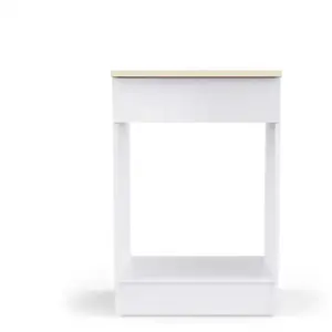 Meuble bas pour four 60 cm BIANCO pas cher