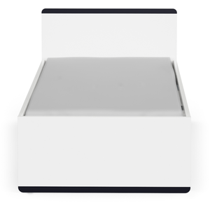 Lit simple 90x190 cm REVERSO pas cher