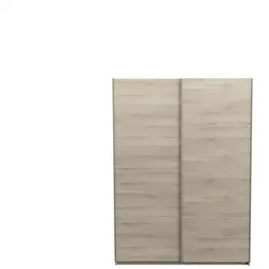 Armoire 2 portes coulissantes FAST 2 L150 coloris bois clair pas cher
