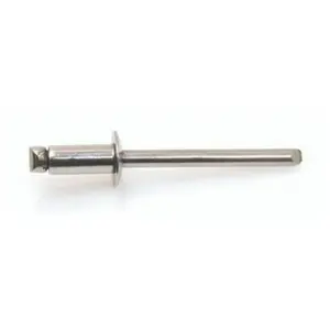 100 Rivets aveugles standards Inox A2/Inox A2 Tête Ronde Standard 4.8X10 - 105 148 101 - Degometal pas cher