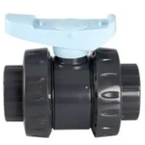 Comparateur de prix : INTERPLAST Fitt - Vanne double union poignée bleue pvc pression Astore ø 32 mm