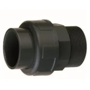 Interplast - 50 Raccord a coller union 3 pièces pvc Pression fm 1 pouce 1/2Vendu parcdiscount