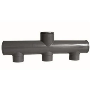 Interplast - Collecteur pvc pression 3 entrées/1 sortie ø 50 mm - Fitt pas cher