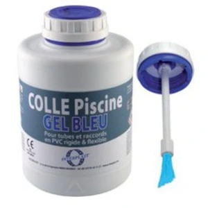 Colle piscine gel bleu Interfix pour tuyaux souples 1 L - Fitt pas cher