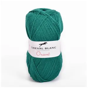 CHEVAL BLANC Fil à Tricoter Orient Color : 203 Bouteille Bleu