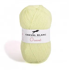 Non communiqué Laines Cheval Blanc - ORIENT fil à tricoter 100% acrylique 50g - Fil perlé