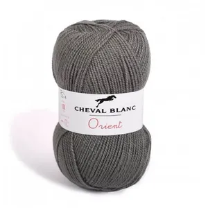 Laines Cheval Blanc - ORIENT fil à tricoter 100% acrylique 50g - Fil perlé